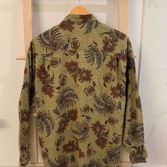 VINTAGE Oversized Paisley Shirt - Picture 3 of 3